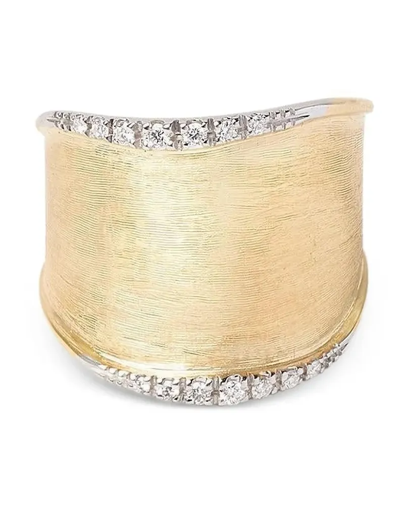 Marco Bicego 18kt Lunaria Gelbgoldring mit Diamanten Gold