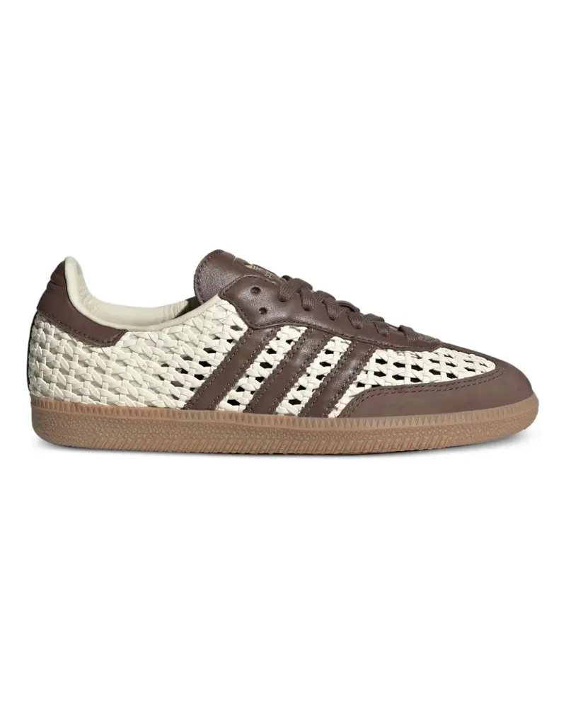 adidas Samba Og woven leather sneakers - Braun Braun