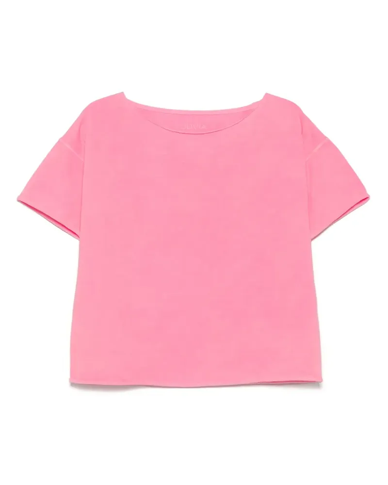 Juvia T-Shirt aus Baumwollgemisch - Rosa Rosa
