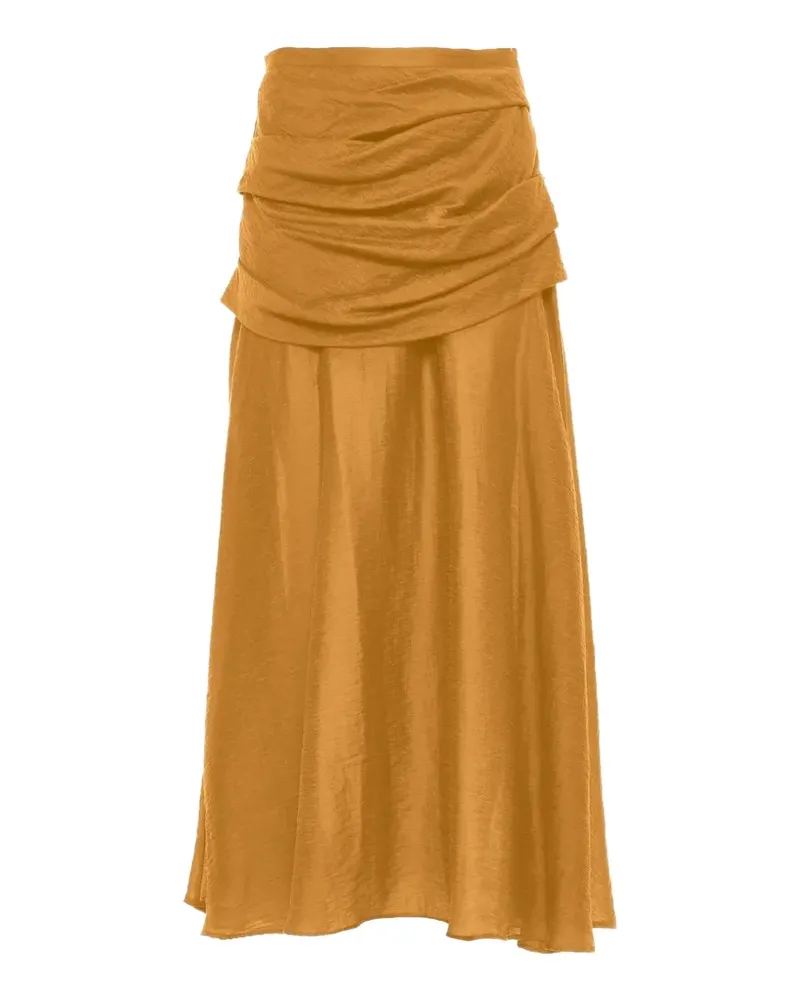 Devotion Drapierter Rock - Gelb Gelb