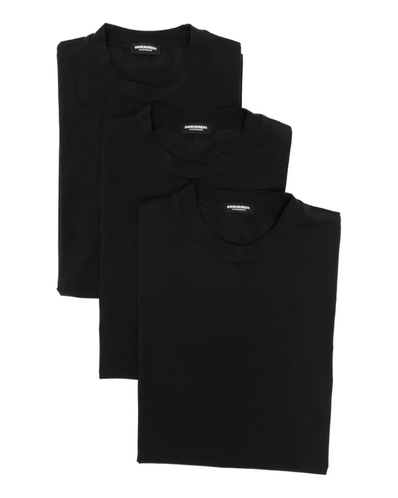 Dsquared2 crew-neck T-shirt (set of three) - Schwarz Schwarz