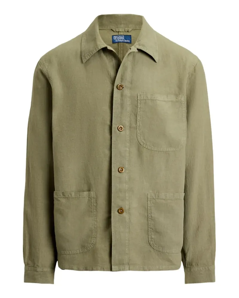 Ralph Lauren Utility-Jacke aus Leinen - Grün Grün
