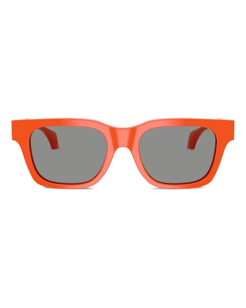 Versace Sonnenbrille mit eckigem Gestell - Orange Orange