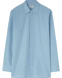 Jil Sander Hemd mit Nadelstreifen Blau