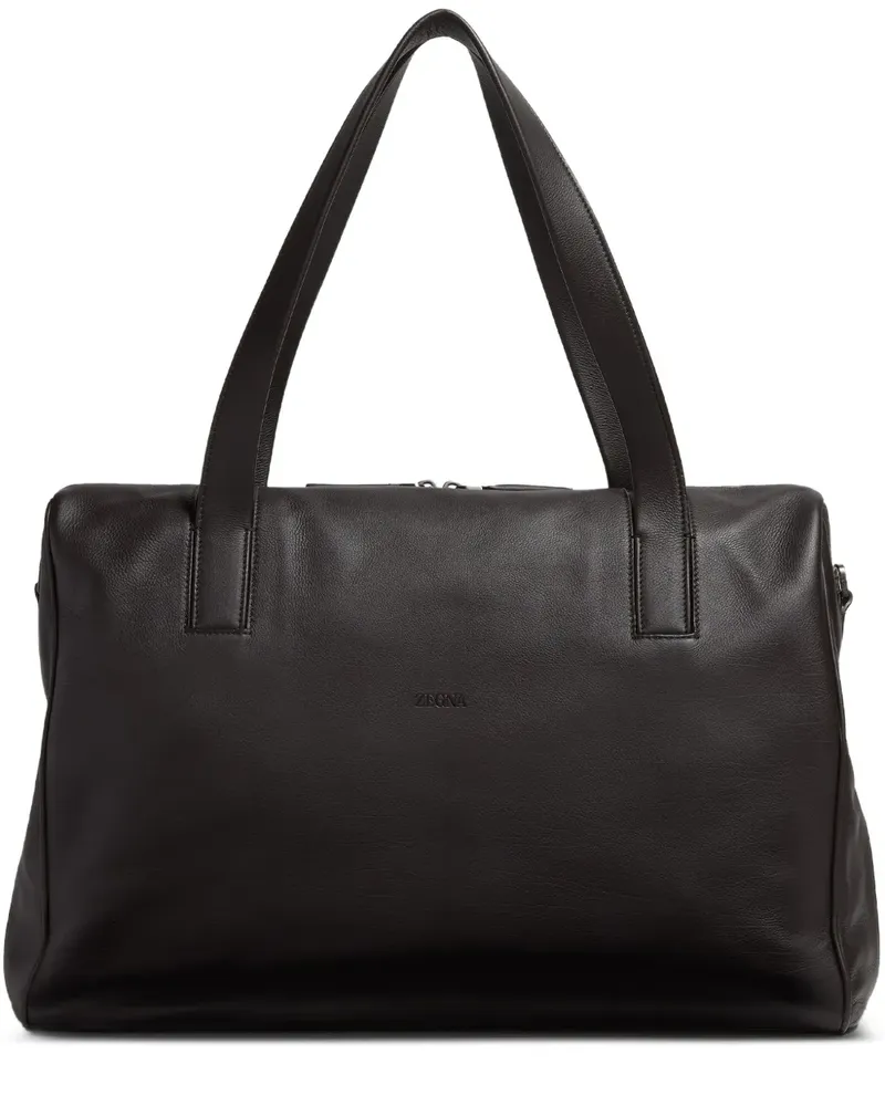 Ermenegildo Zegna Second Reisetasche aus Leder - Braun Braun