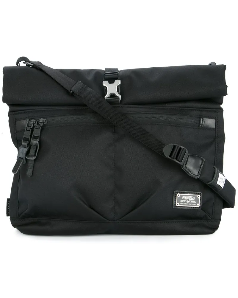 AS2OV Cordura' Schultertasche - Schwarz Schwarz