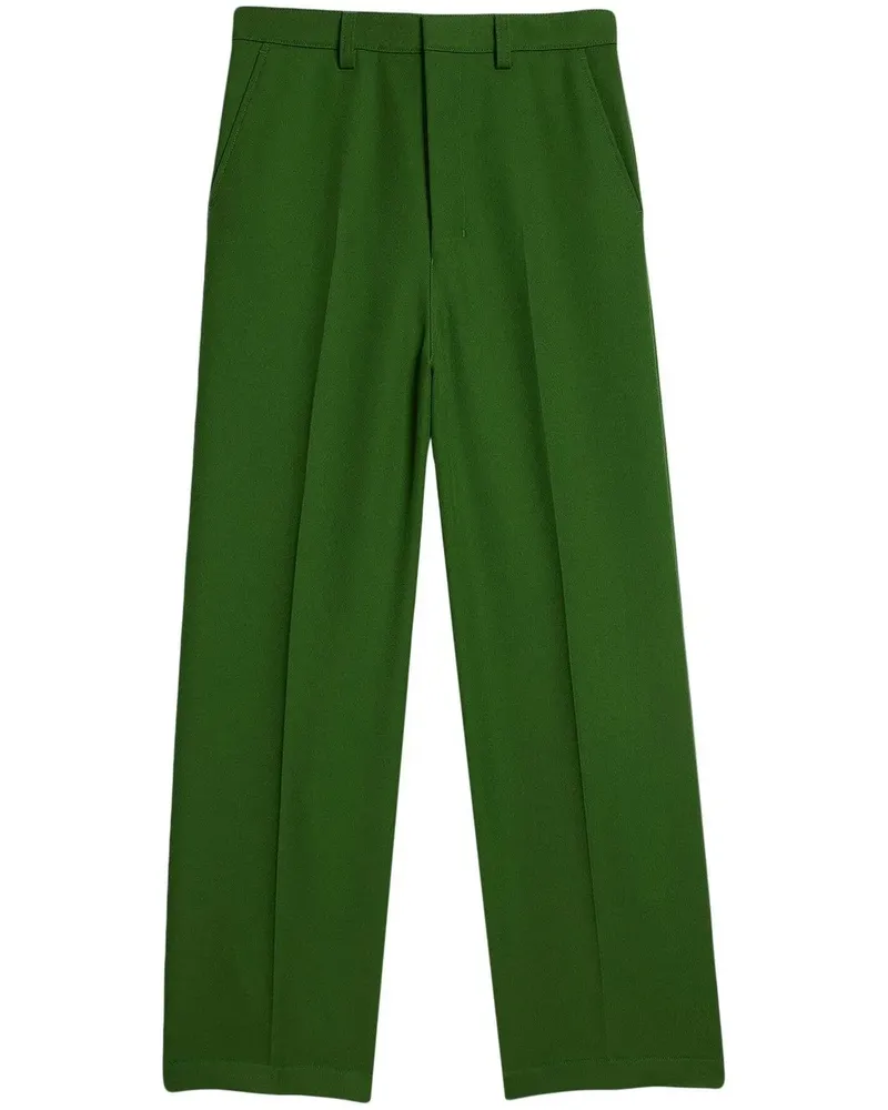AMI Paris Hose mit weitem Bein - Grün Grün