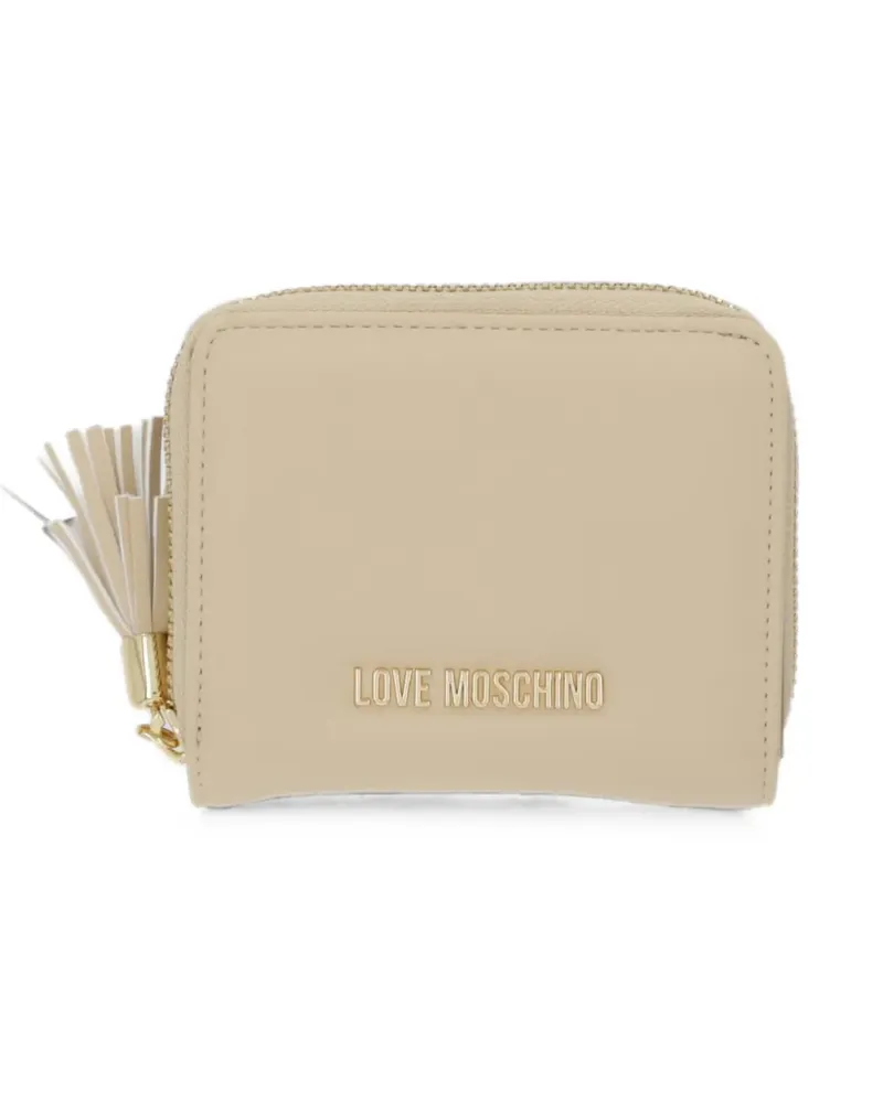 Moschino Portemonnaie mit Quaste - Nude Nude