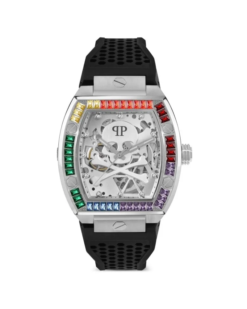 Philipp Plein The Skeleton 44mm - Silber Silber