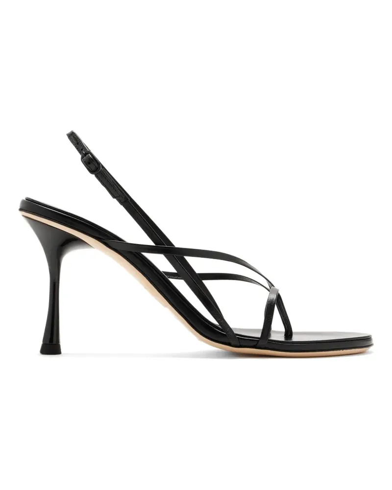 Studio Amelia Wishbone Slingback-Sandalen - Schwarz Schwarz