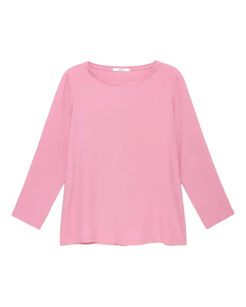 Maliparmi side-slit crêpe de chine T-shirt - Rosa Rosa