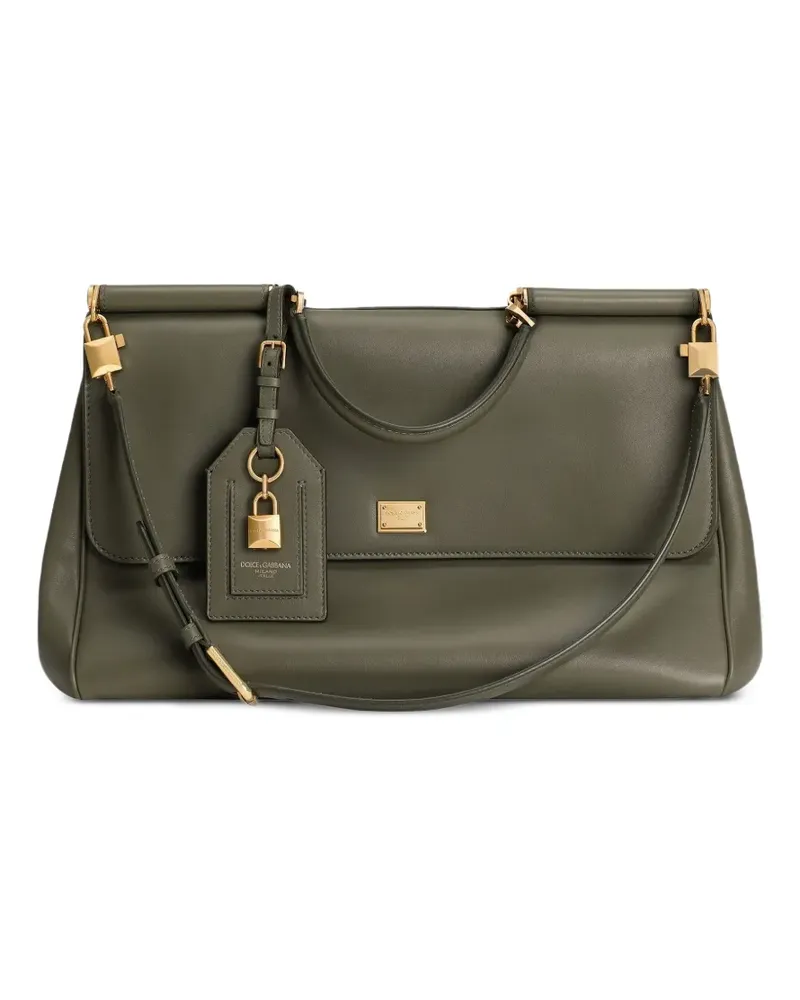 Dolce & Gabbana My Sicily padlock top-handle tote bag - Grün Grün