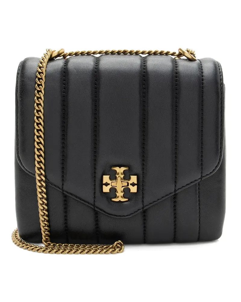 Tory Burch Kira leather square cross-body bag - Schwarz Schwarz