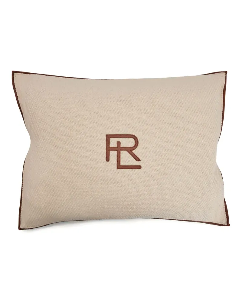Ralph Lauren Home Jean Kissenüberwurf mit Initialen (51cm x 38cm) - Nude Nude