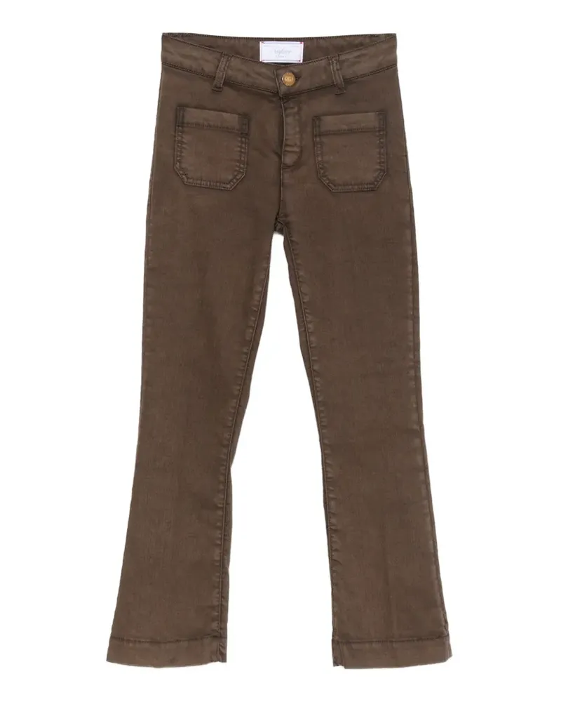 Seafarer Françoise patch-pocket cropped jeans - Braun Braun