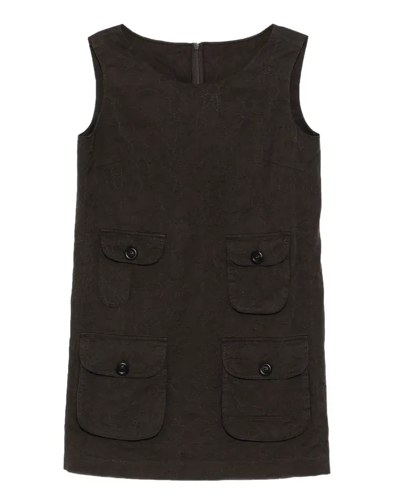 JNBY Utility-Kleid mit Blumenstickerei - Schwarz Schwarz