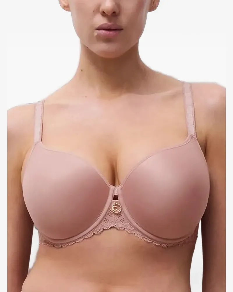 Chantelle lace-trim underwired bra - Nude Nude