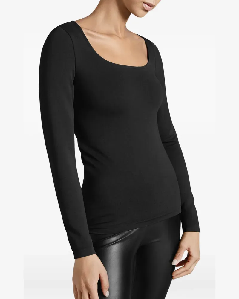Wolford Langärmeliges Oberteil - Schwarz Schwarz
