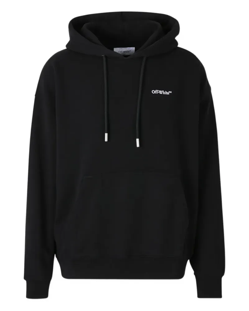 OFF-WHITE Hoodie mit grafischem Print - Schwarz Schwarz