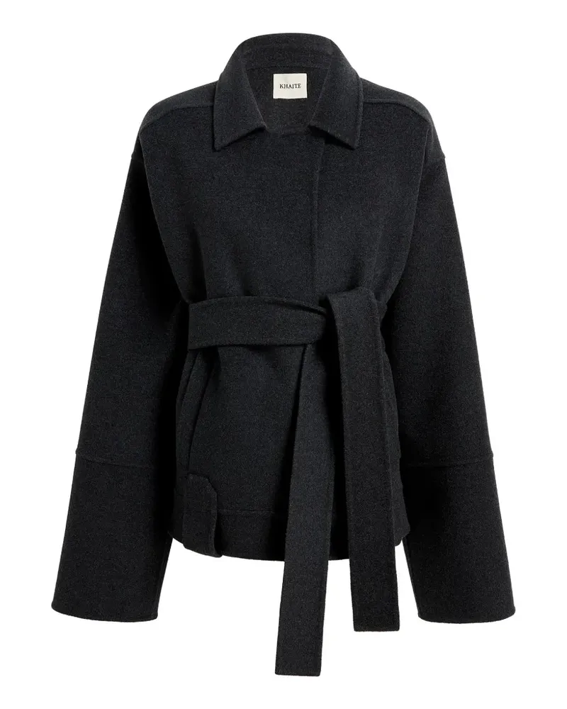 KHAITE Alder Jacke aus anthrazitfarbener Wolle - Grau Grau