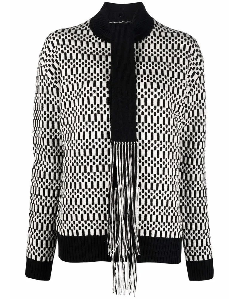 Jil Sander Pullover mit Schaldetail - Weiß Weiß
