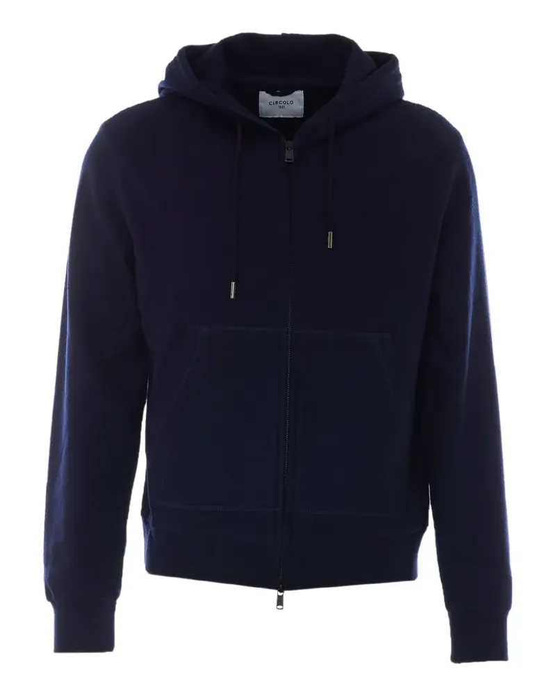 CIRCOLO 1901 Kapuzenjacke mit Reißverschluss - Blau Blau