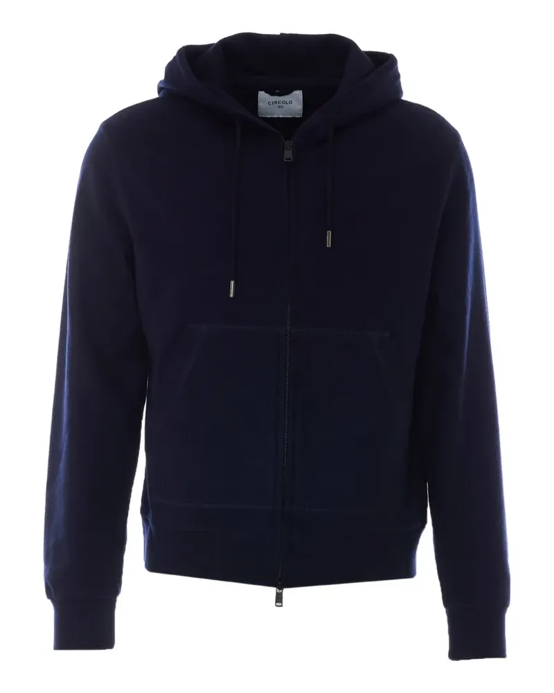 CIRCOLO 1901 Kapuzenjacke mit Reißverschluss - Blau Blau