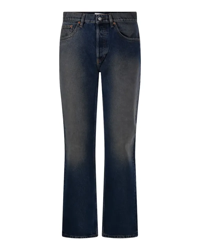 Golden Goose faded straight-leg jeans - Blau Blau