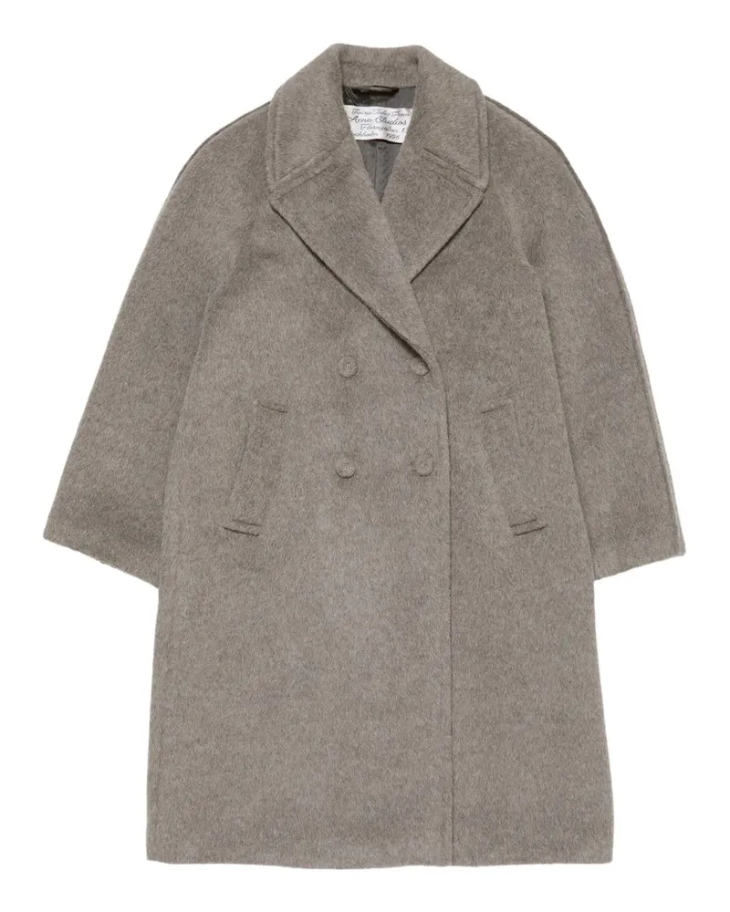Acne Studios Doppelreihiger Mantel - Grau Grau