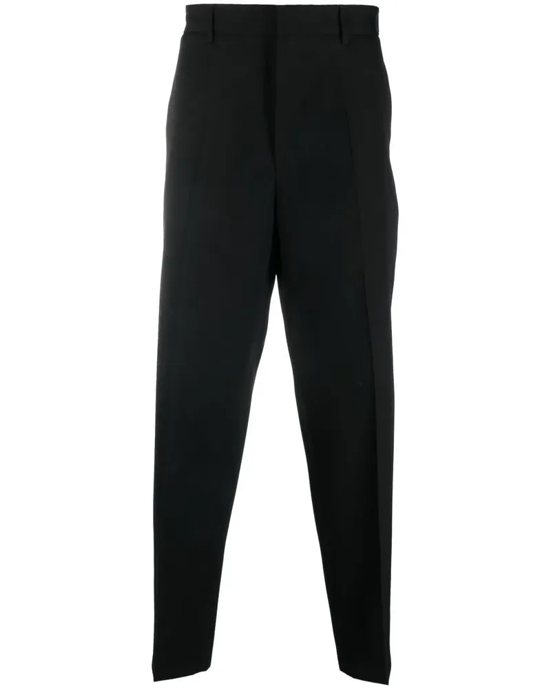 Jil Sander Klassische Tapered-Hose - Schwarz Schwarz