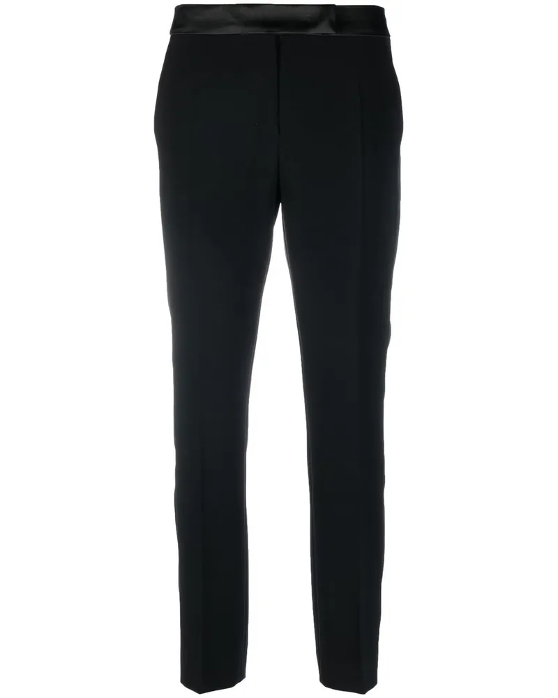 Max Mara Schmale Hose - Schwarz Schwarz