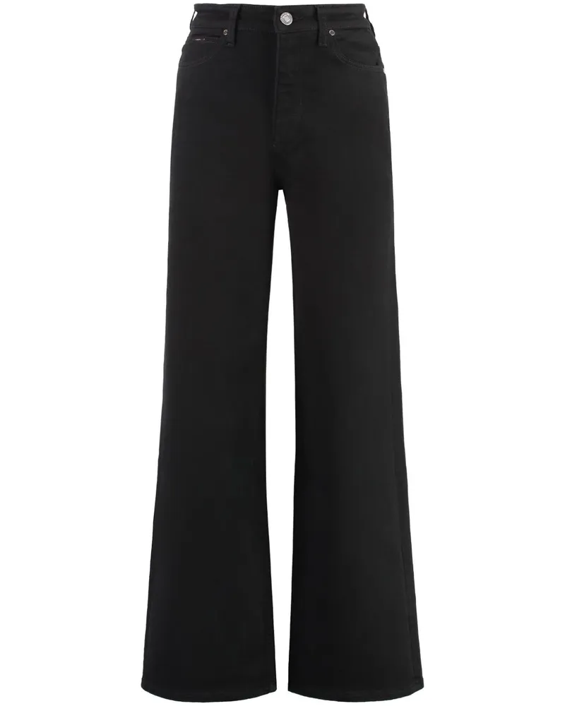 Calvin Klein Jeans mit weitem Bein - Schwarz Schwarz
