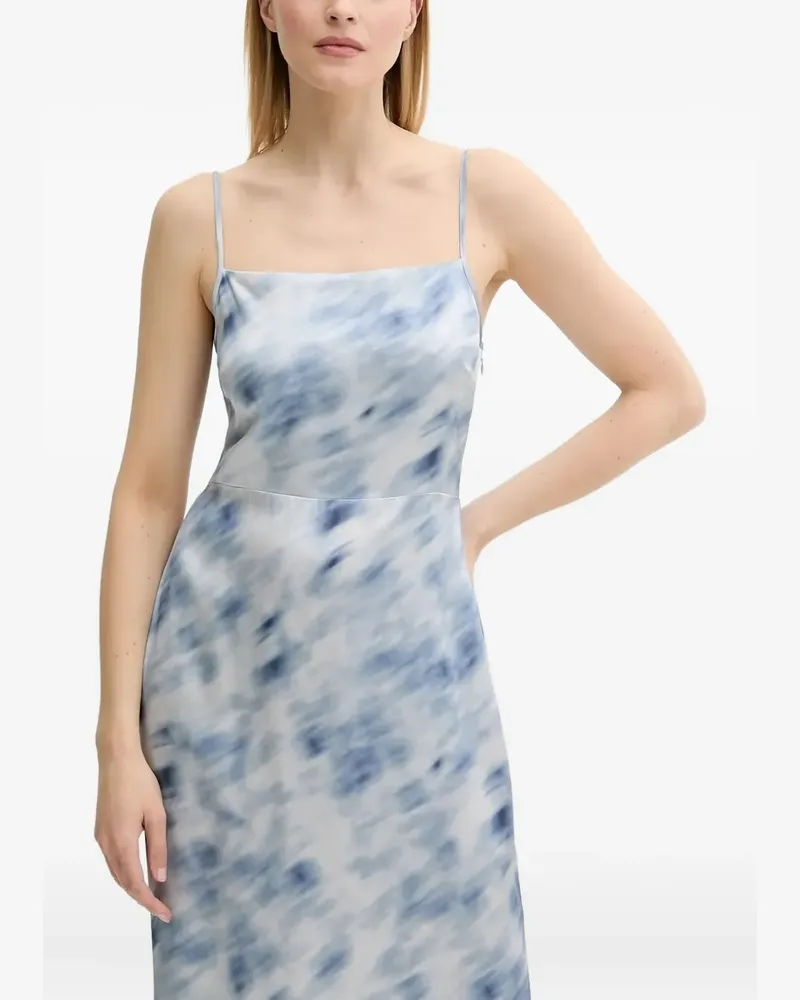 Samsøe & Samsøe Sasage Maxikleid mit Seitenschlitz - Blau Blau