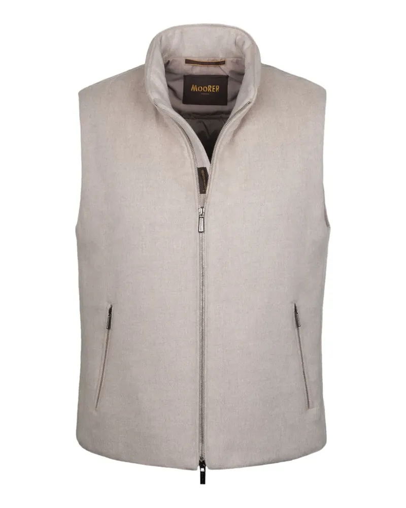 MOORER Uros gilet - Nude Nude