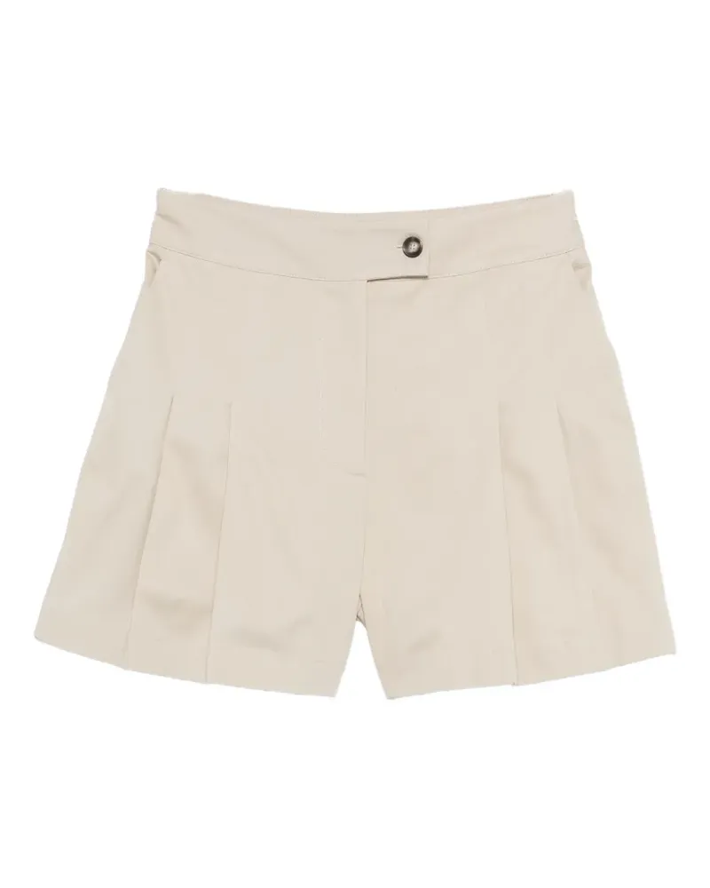 Fedeli Egon pleated shorts - Nude Nude