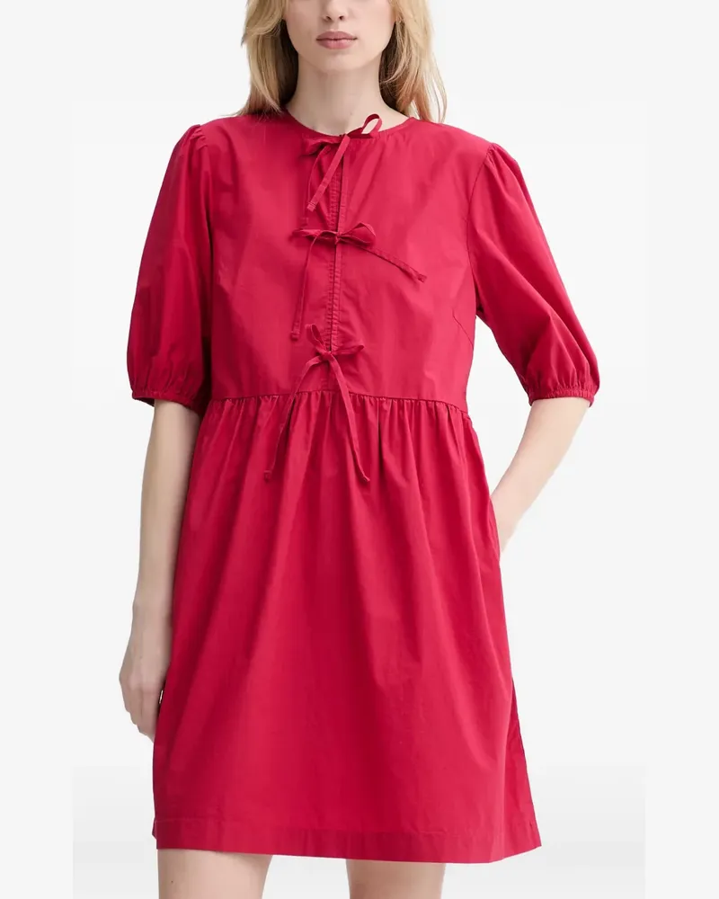 Marc O'Polo Minikleid mit Puffärmeln - Rot Rot