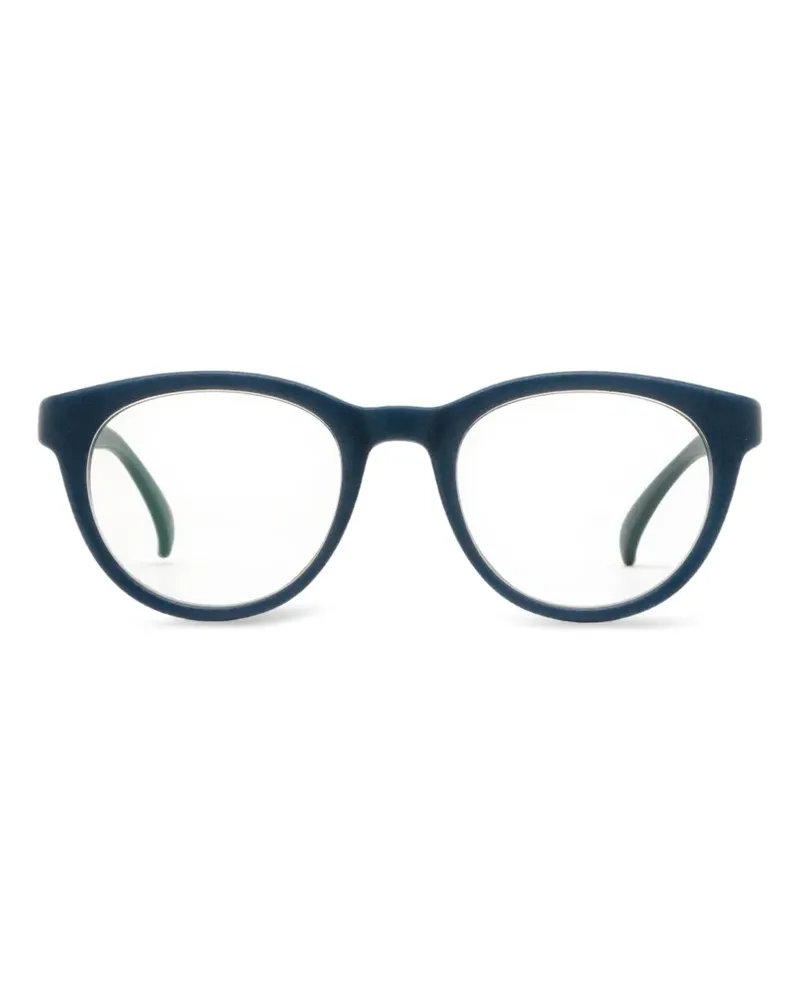Mykita Tuff Brille mit rundem Gestell - Blau Blau