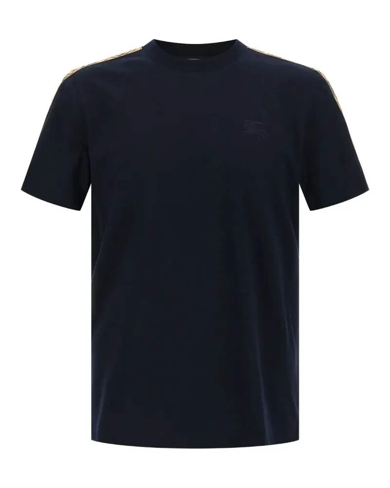 Burberry Seth check-tape T-shirt - Blau Blau