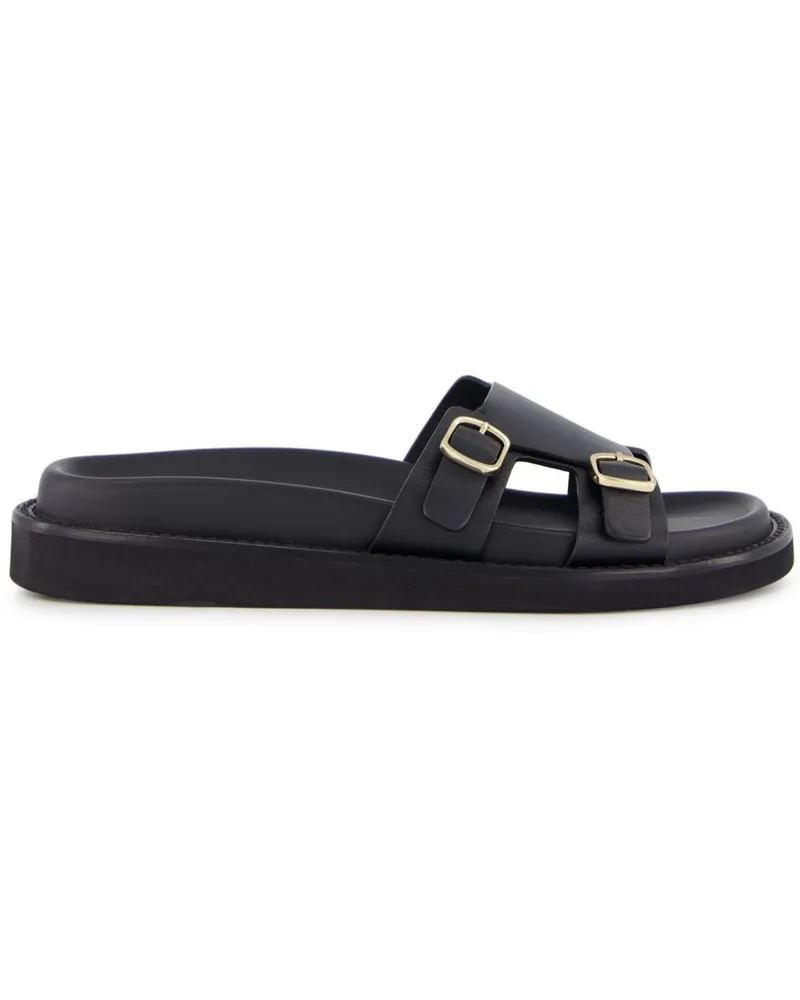 Santoni Amalfi Sandalen - Schwarz Schwarz