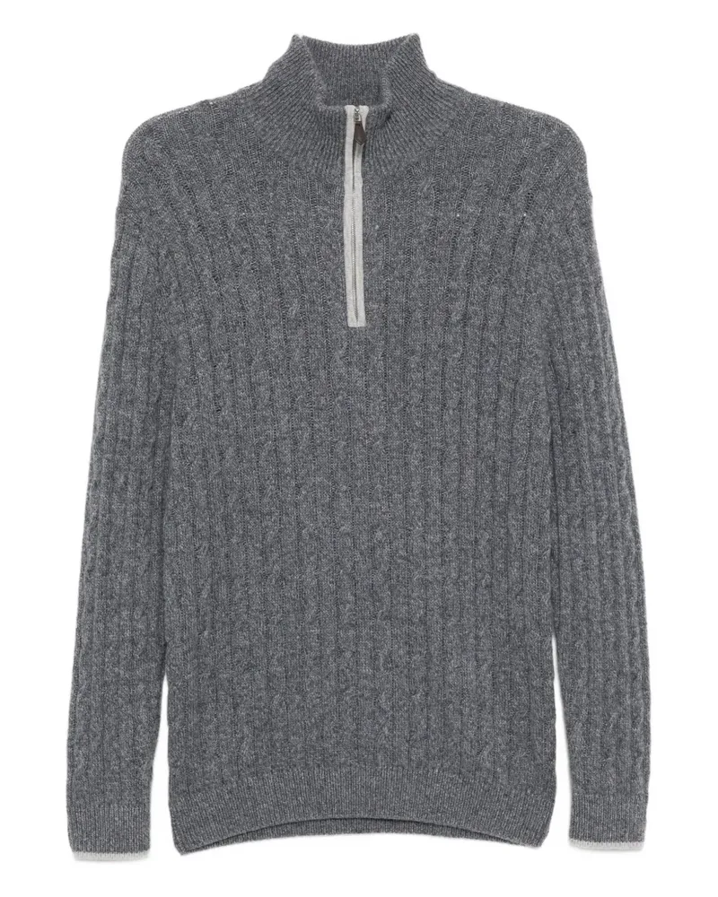 N.Peal Albemarle Pullover - Grau Grau
