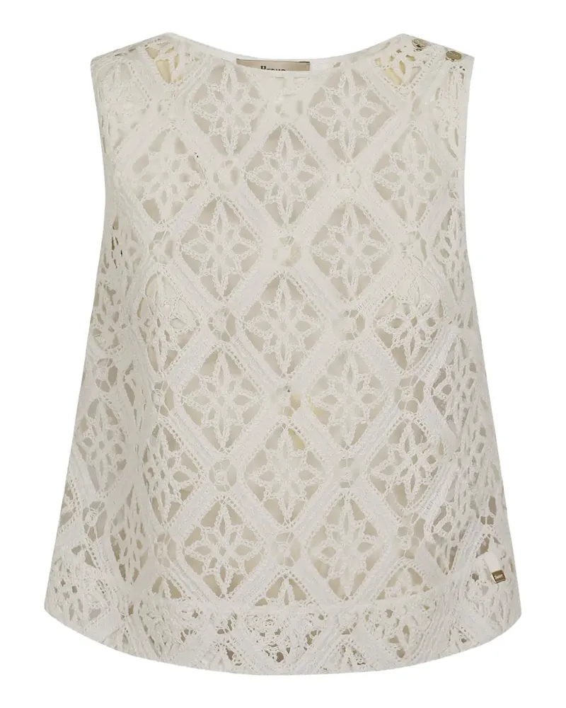 Herno crochet top - Weiß Weiß