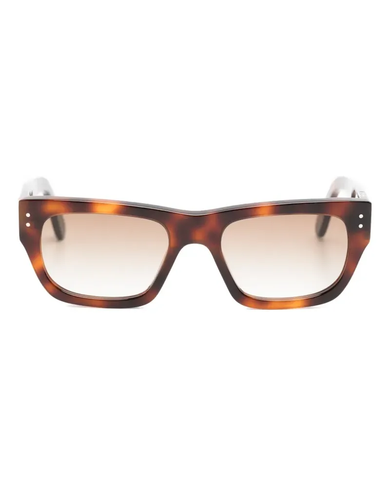 Totême Voyager Sonnenbrille mit eckigem Gestell - Braun Braun