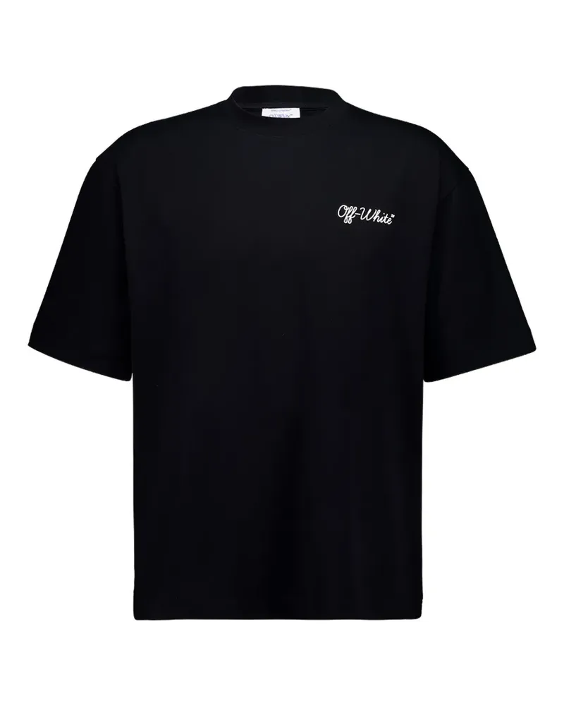 OFF-WHITE script skate T-shirt - Schwarz Schwarz