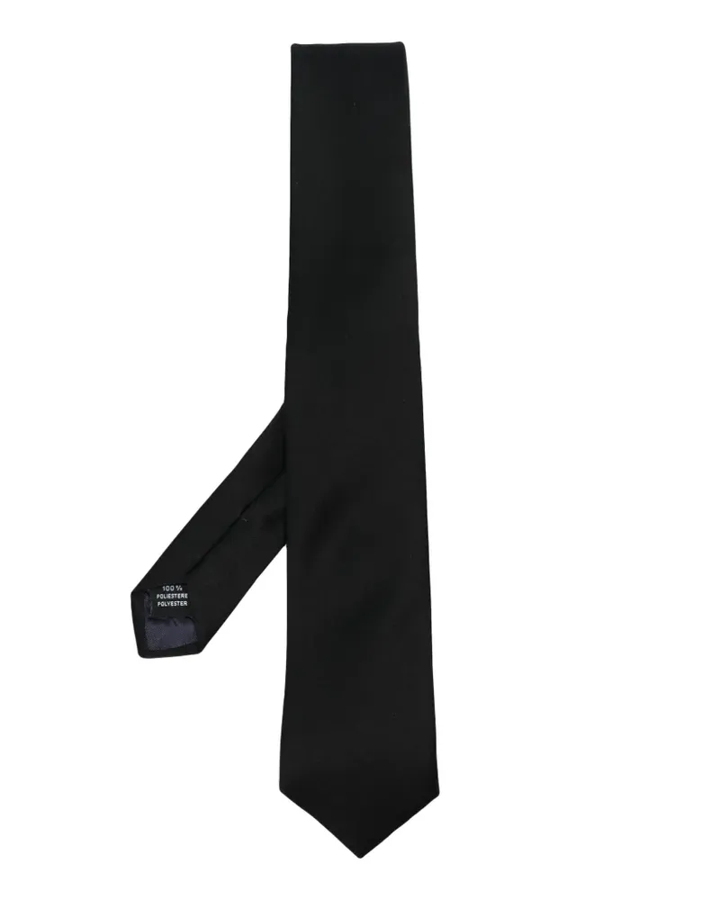 Tagliatore plain tie - Schwarz Schwarz