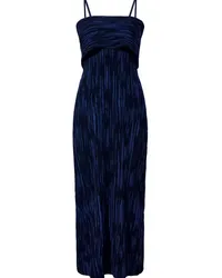 Proenza Schouler Geripptes Maxikleid Blau