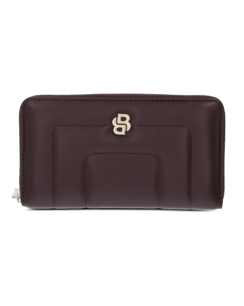 HUGO BOSS logo-plaque wallet - Braun Braun