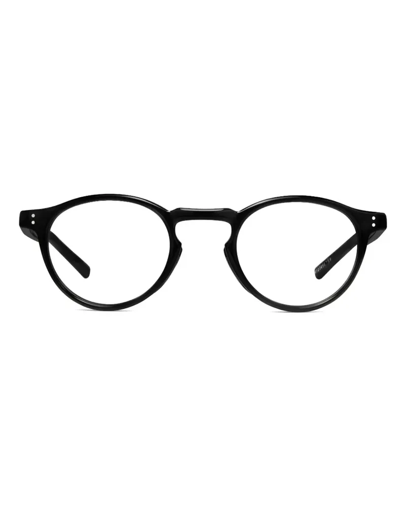 Maison Margiela Brille mit rundem Gestell - Schwarz Schwarz