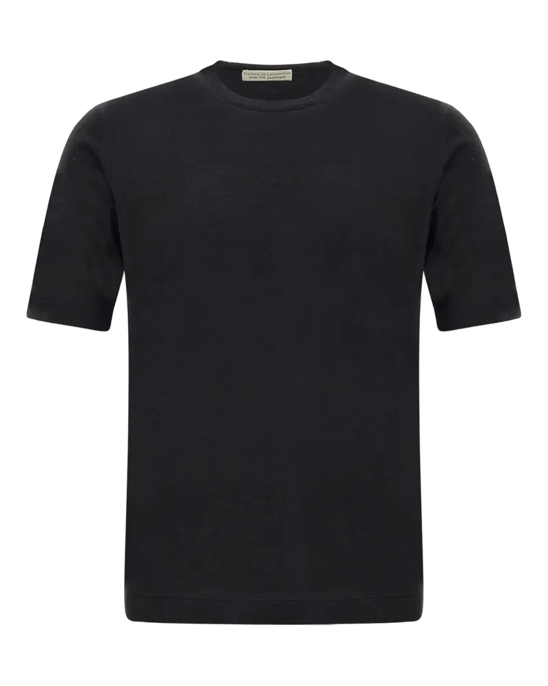 Filippo de Laurentiis Klassisches T-Shirt - Schwarz Schwarz
