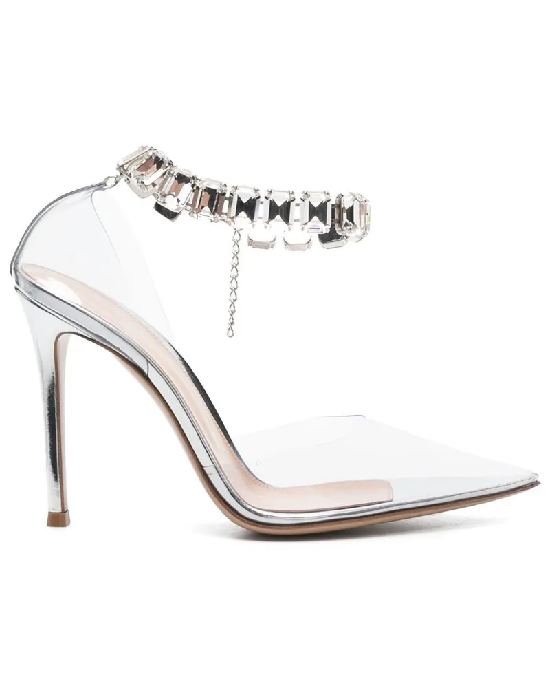Gianvito Rossi Pumps mit Kristallen - Nude Nude
