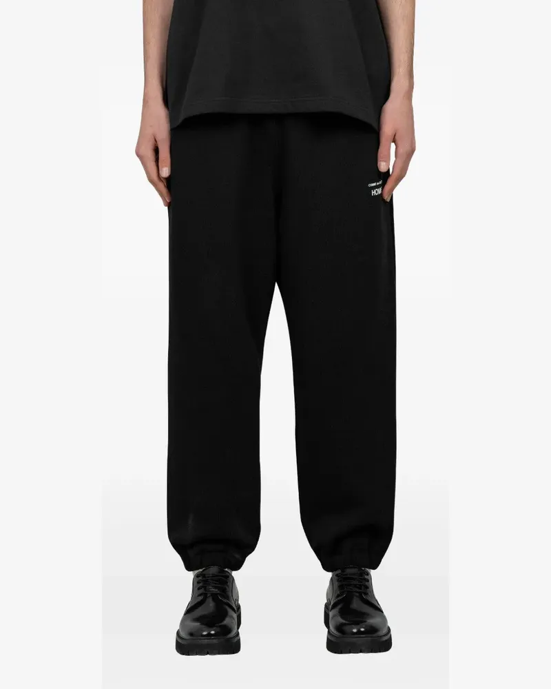 Comme des Garçons Jogginghose mit Logo - Schwarz Schwarz